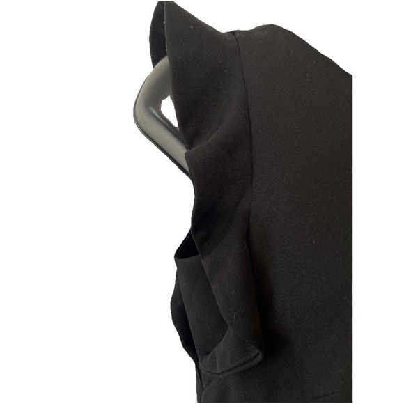 Calvin Klein Little Black Dress Sheath Ruffle‎ Sleeveless Women's Size 8 NEW NWT - Picture 3 of 8